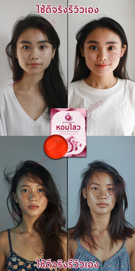 รีวิว ก่อนใช้-หลังใช้ สบู่หอมไสว - homsawai.com